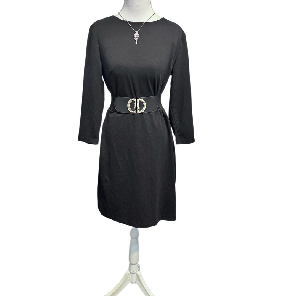 Old Navy black midi lenght sheath dress . New